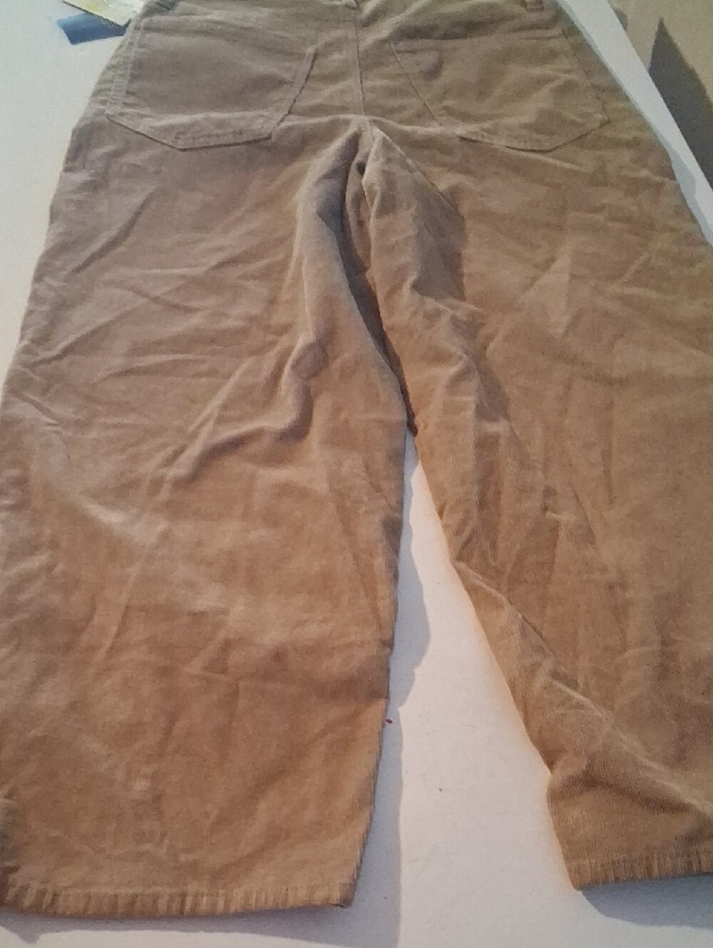 Universal Thread Tan Corduroy High Rise Easy Barrel Pants Size 10R - Picture 3 of 13